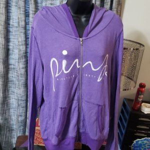 Pink VIctoria Secret Full Zip Up Hoodie
